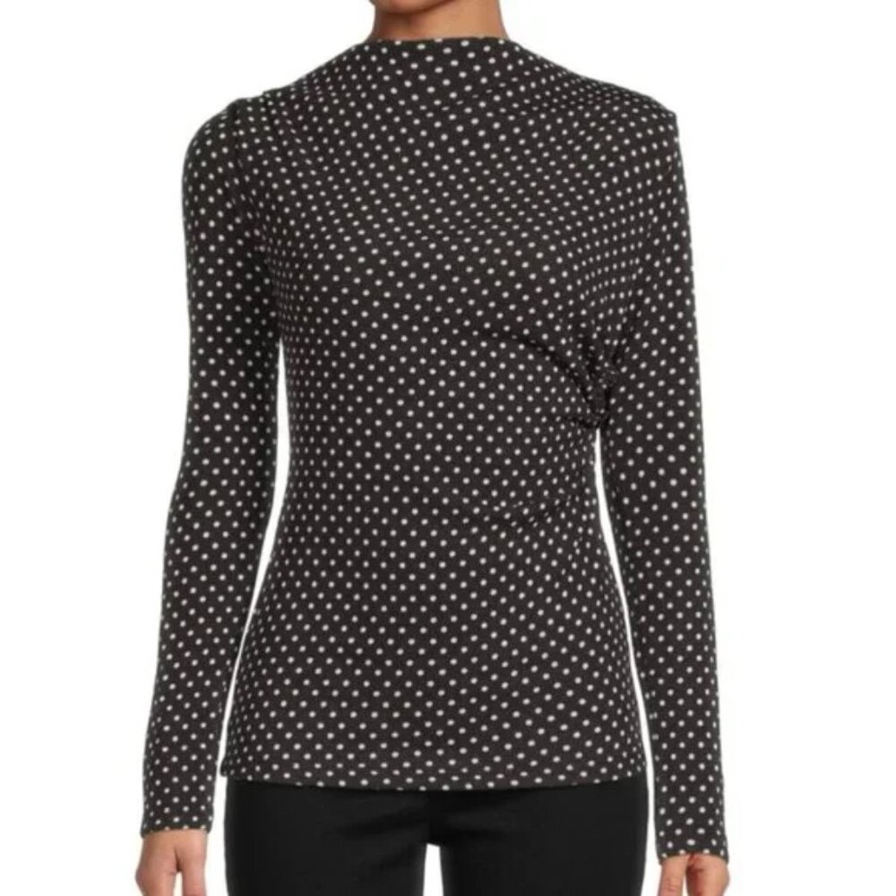 Renee C. Cowl Neck Blouse (NWT)